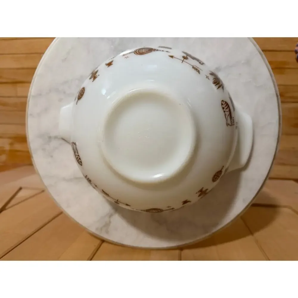 Vintage Pyrex Set of 3 Early American Cinderella Nesting Bowls